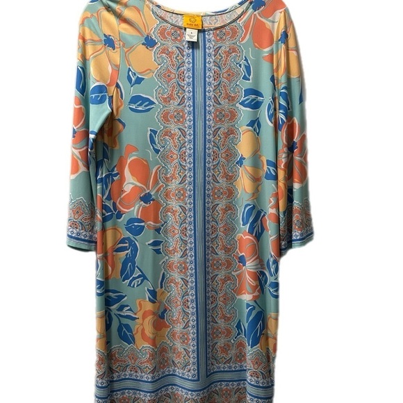 Stunning dress by Ruby Rd sz S, combines a luxurious feel with dynamic styling - Picture 7 of 12